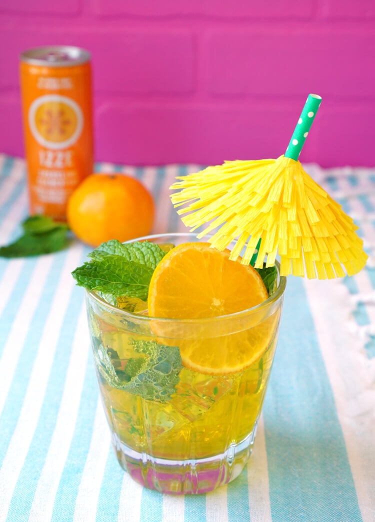 clementine mojito cocktail drink
