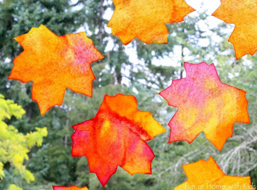 Coffee Filter Leaves