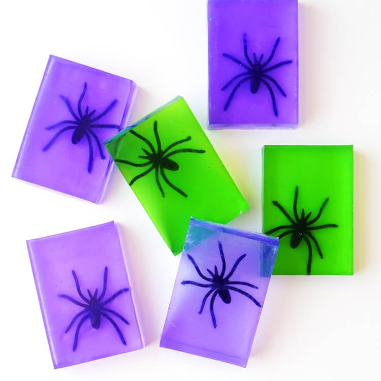 Spooky Spider Soap Halloween Craft