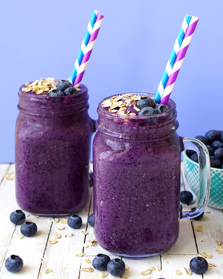 Healthy Blueberry Muffin Smoothie Recipe