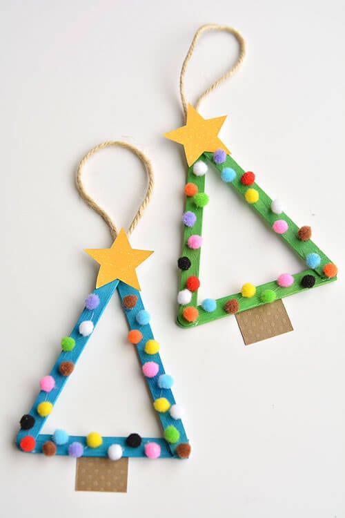 5 Easy Christmas Crafts For Kids ⋆ Made By Me Craft Parties