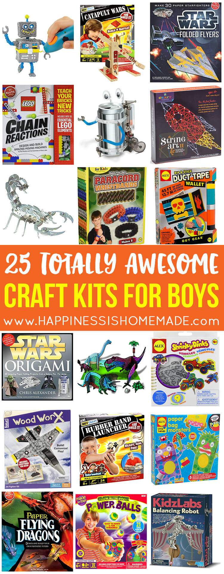 25 Awesome Craft Kits for Boys