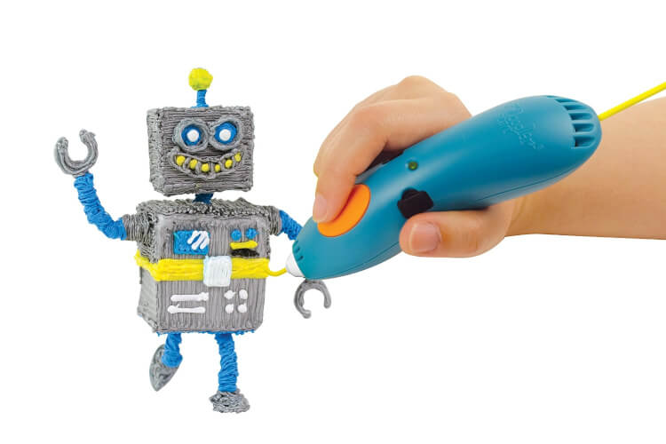 3doodler pen making a 3d printed robot