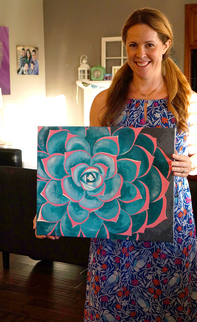 How to Host a Wine and Painting Party at Your Own Home! - Leap of Faith  Crafting