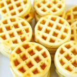 mini cornbread waffles for easy chicken and waffles recipe