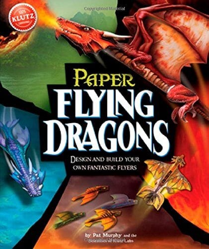 paper flying dragons gift for young boys
