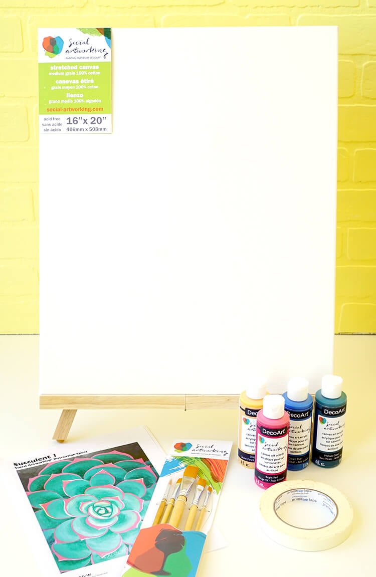 Paint Party Supply Pack - Friends and Wine