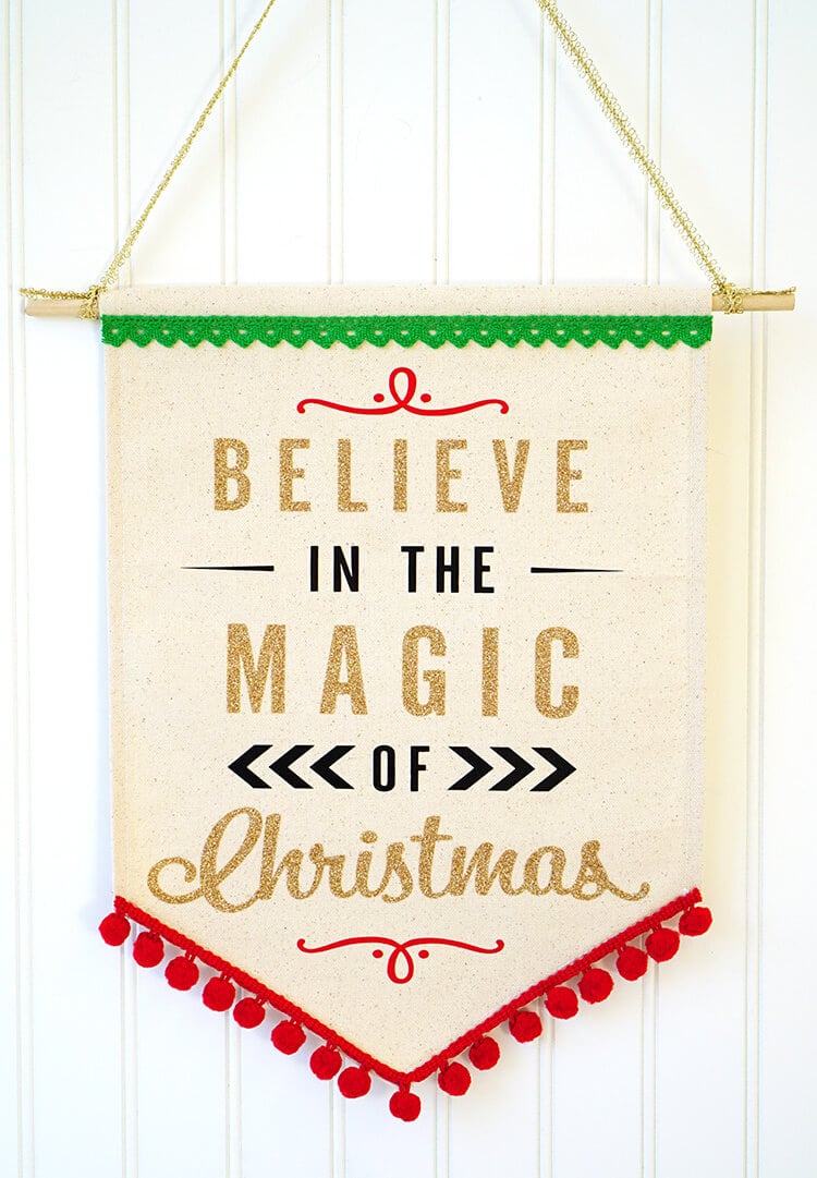 heat transfer vinyl christmas banner