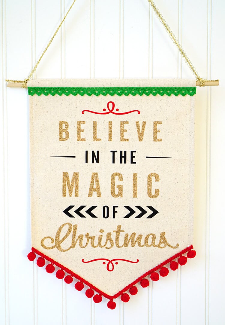 believe in the magic of christmas sign 