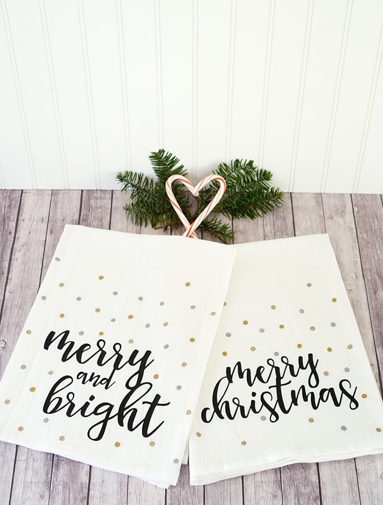 Christmas Rules Kitchen Tea Towel, Holiday Kitchen Towel, Christmas Dish  Towel, Cute Christmas Kitchen Towel