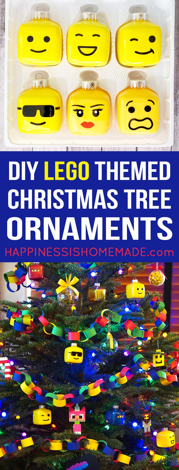 Kids' LEGO Themed Christmas Tree - Happiness is Homemade