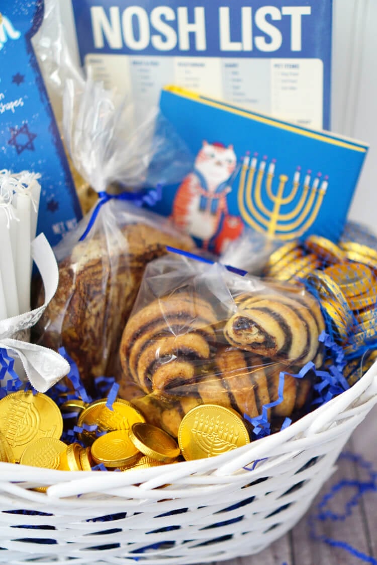 Hanukkah Gift Basket with Cost Plus World Market