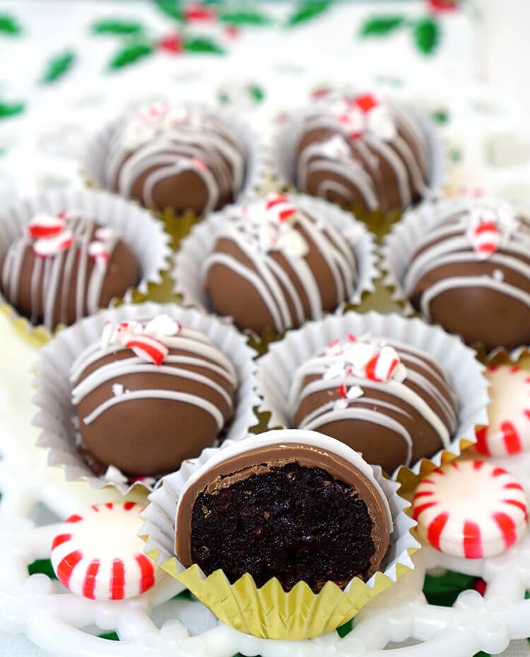 rich and decadent brownie truffles