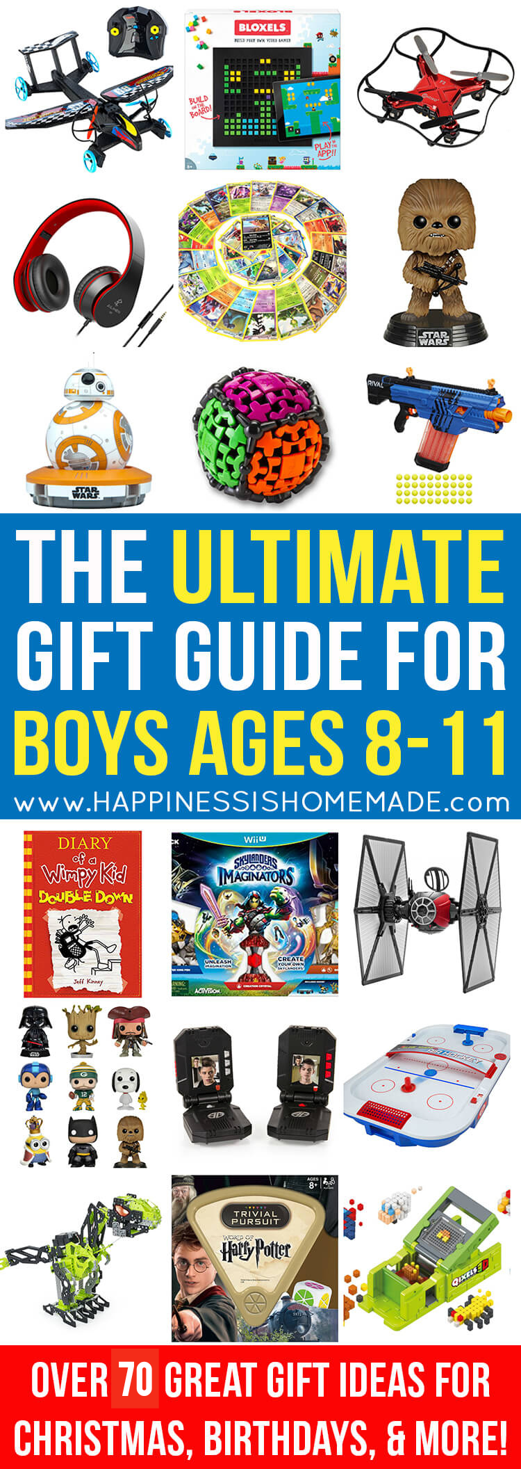ultimate gift guide for boys 8-11