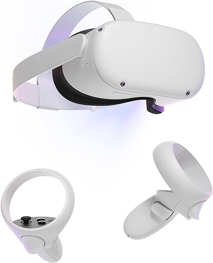 metaquest vr headset in white
