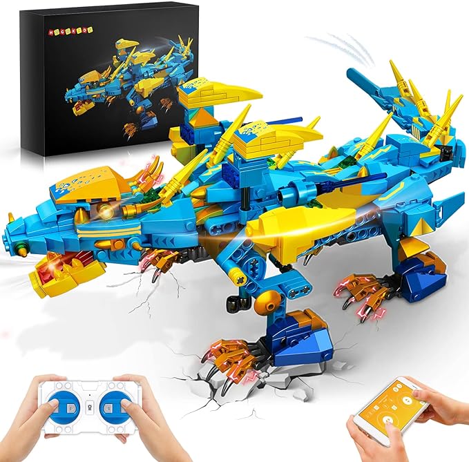 remote control dragon brick builder kit 