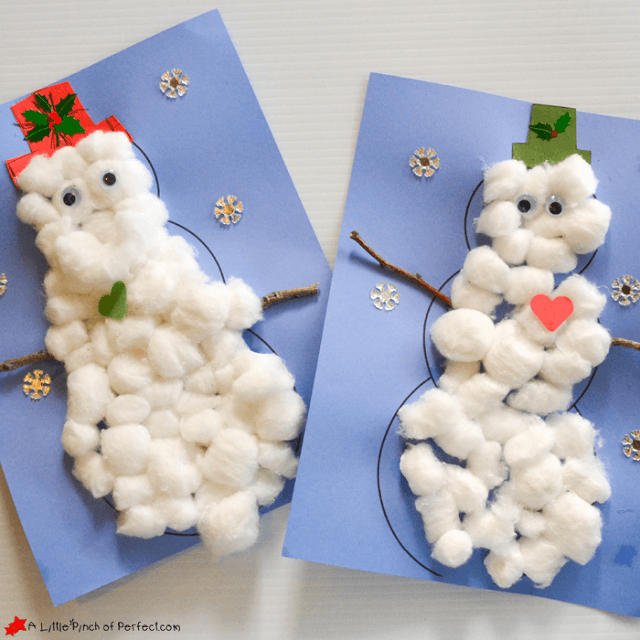Easy Winter Kids Crafts That Anyone Can Make - Happiness is Homemade