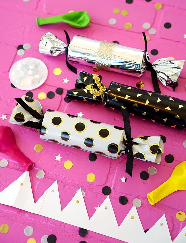 DIY New years eve confetti poppers