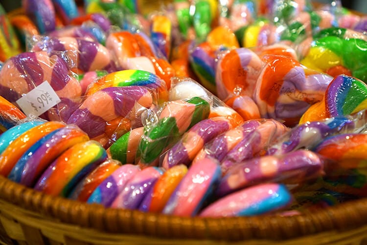 Candy Store up close image of lollipops