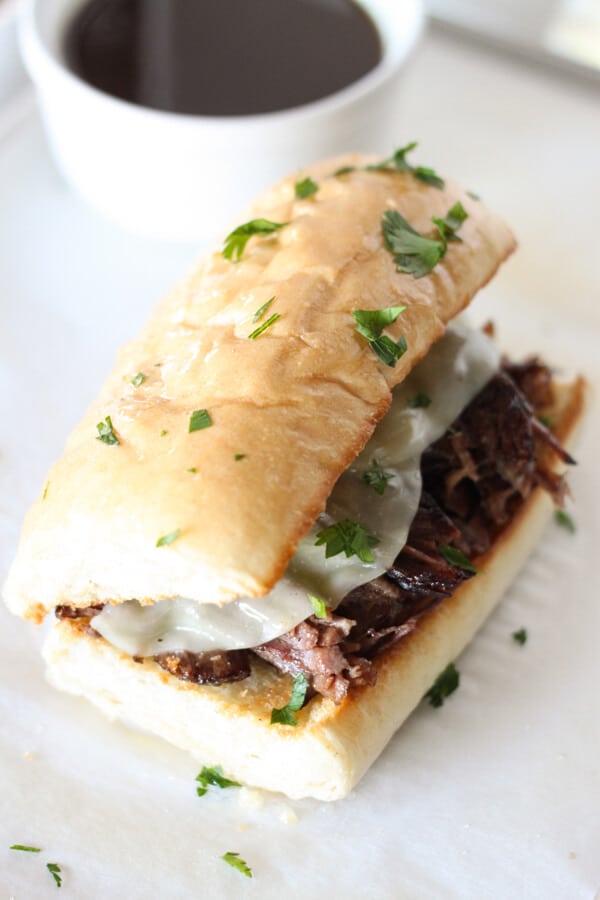 Instant Pot Pressure Cooker French Dip Sandwiches