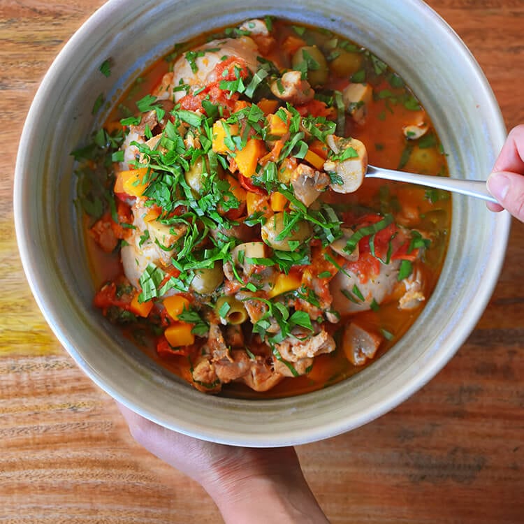Italian Chicken made in instant pot