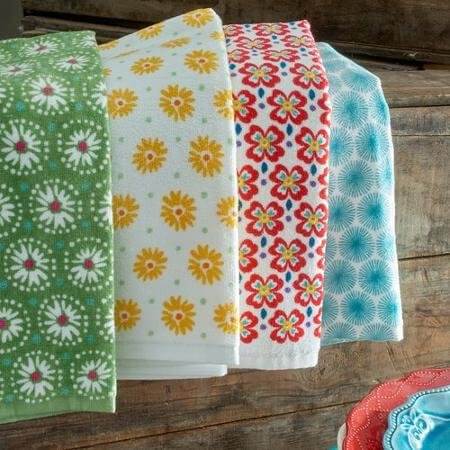 pioneer woman towels for vintage kitchen home decor
