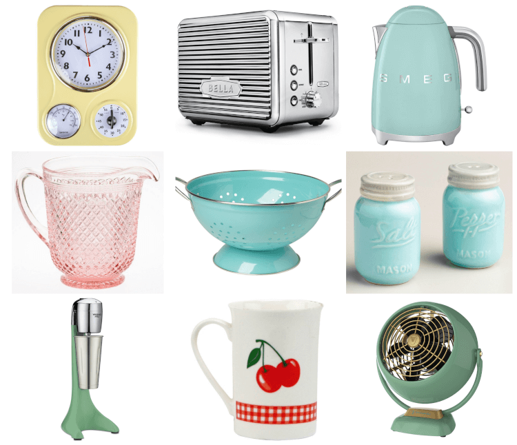 Vintage Inspired Kitchen Decor & Gadgets - Happiness is Homemade