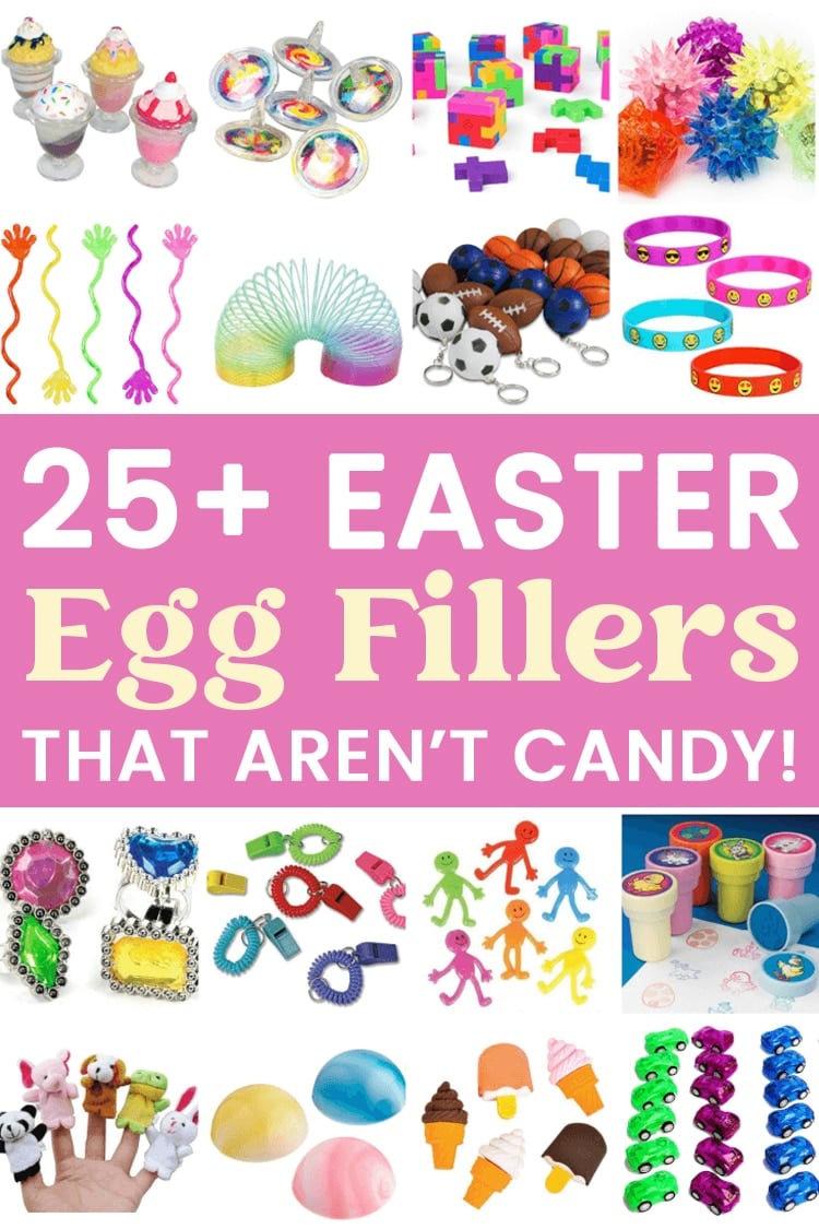 25+ easter egg fillers that arent candy pin graphic