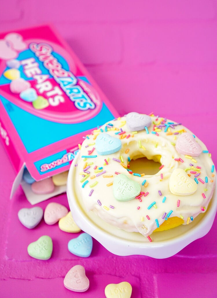 diy sweet tarts heart donuts