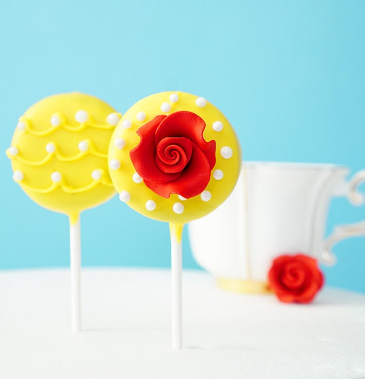 Beauty and the Beast Oreo Pops