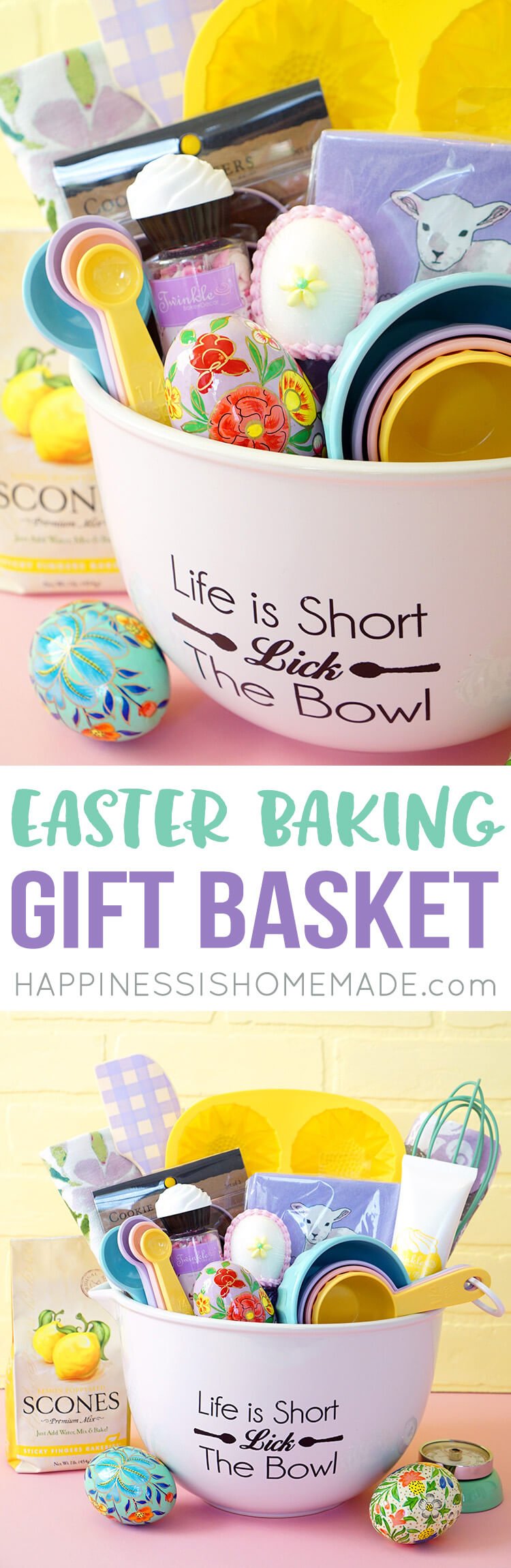 easter baking gift basket