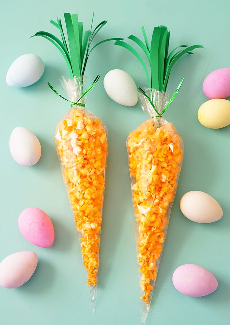 quick and easy carrot treat bags for easter