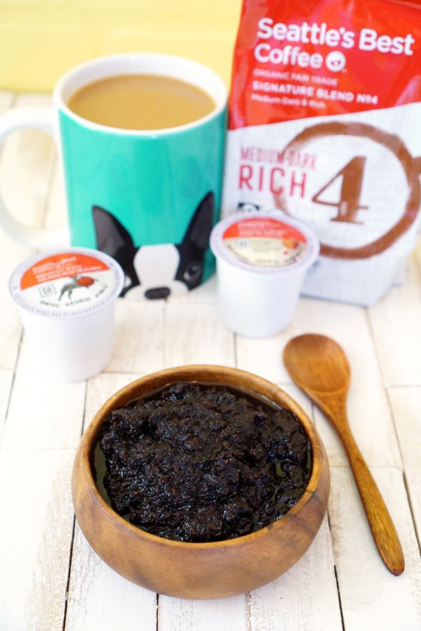 DIY Energizing Coffee Sugar Scrub Happiness is Homemade