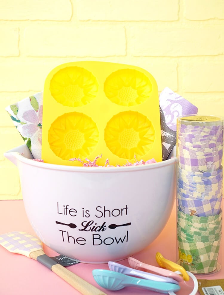 basket of gifts for baker