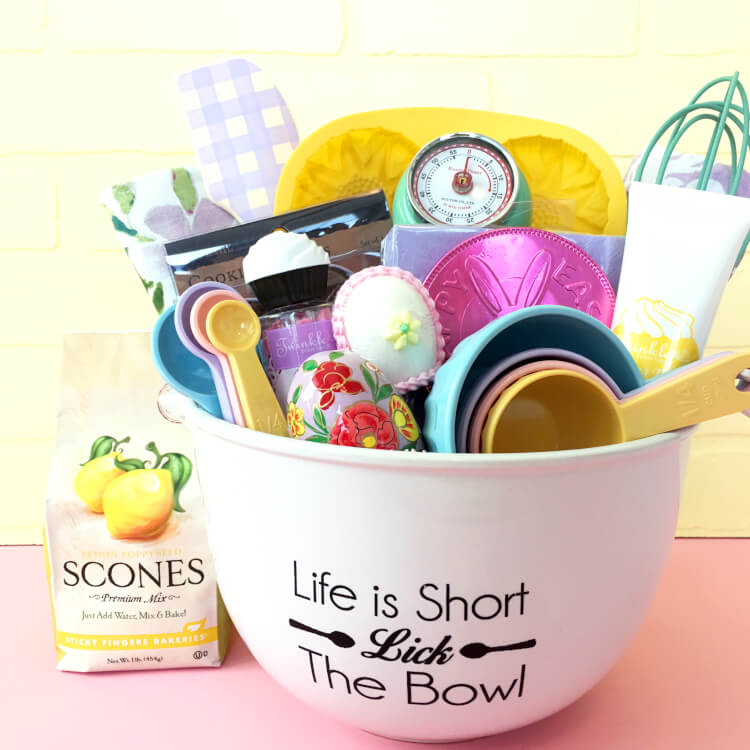 Easter Baking Gift Basket Happiness is Homemade