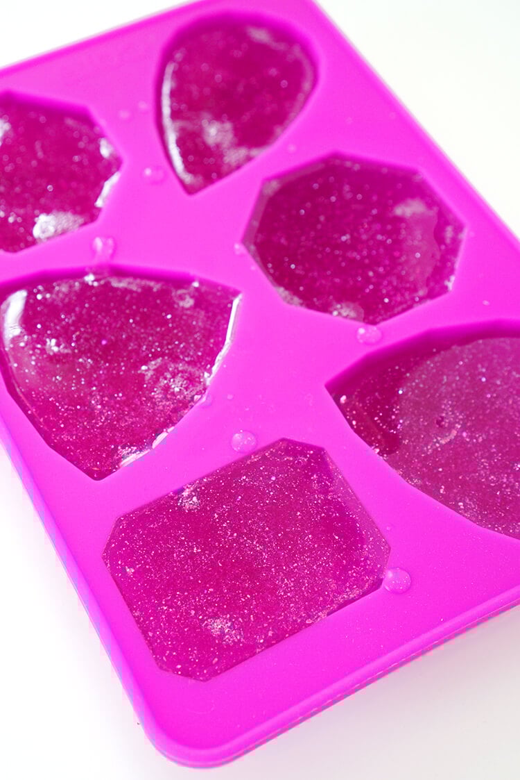  DIY Gemstone Soaps in molds
