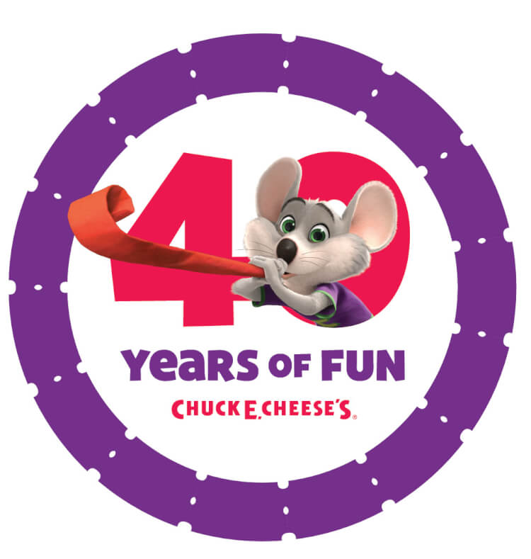 40 years of fun chuck e cheese
