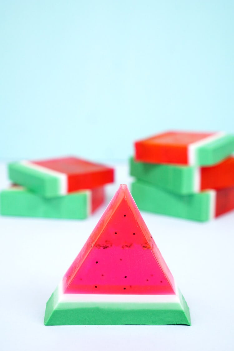 DIY Watermelon Soap gift idea