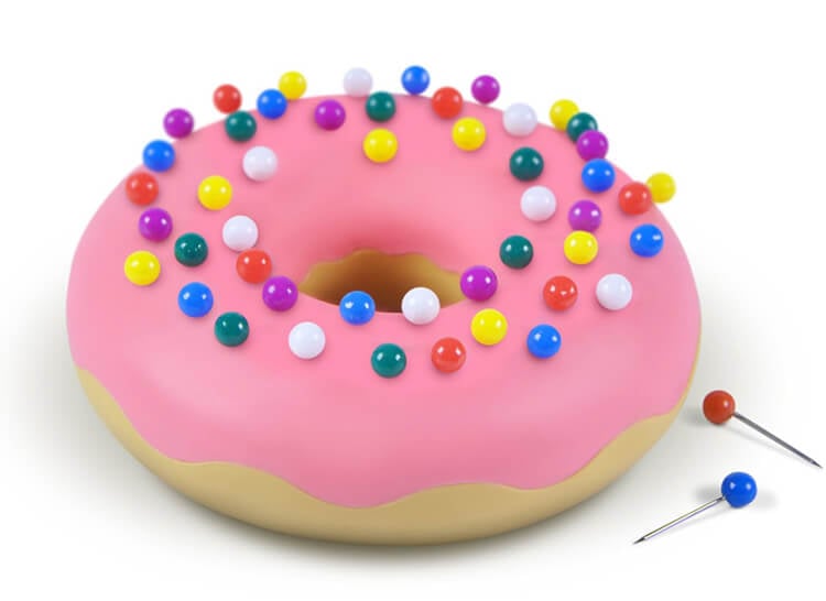 desk donut pushpin holder