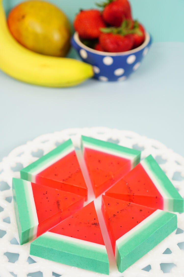 DIY Watermelon Soap in 15 minutes