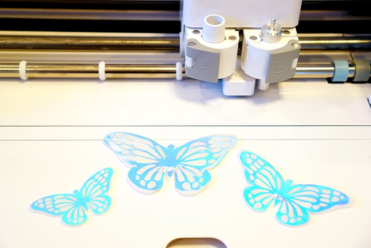 pretty diy holographic butterflies