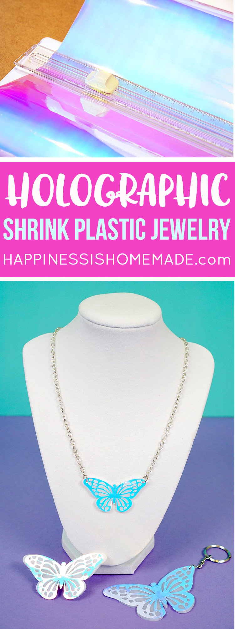 holographic shrink plastic jewelry tutorial