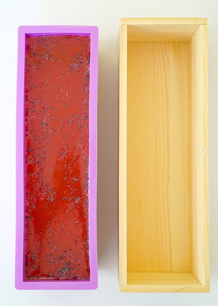 DIY Watermelon Soap layered molds