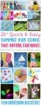 25+ quick and easy summer kids crafts that anyone can make 