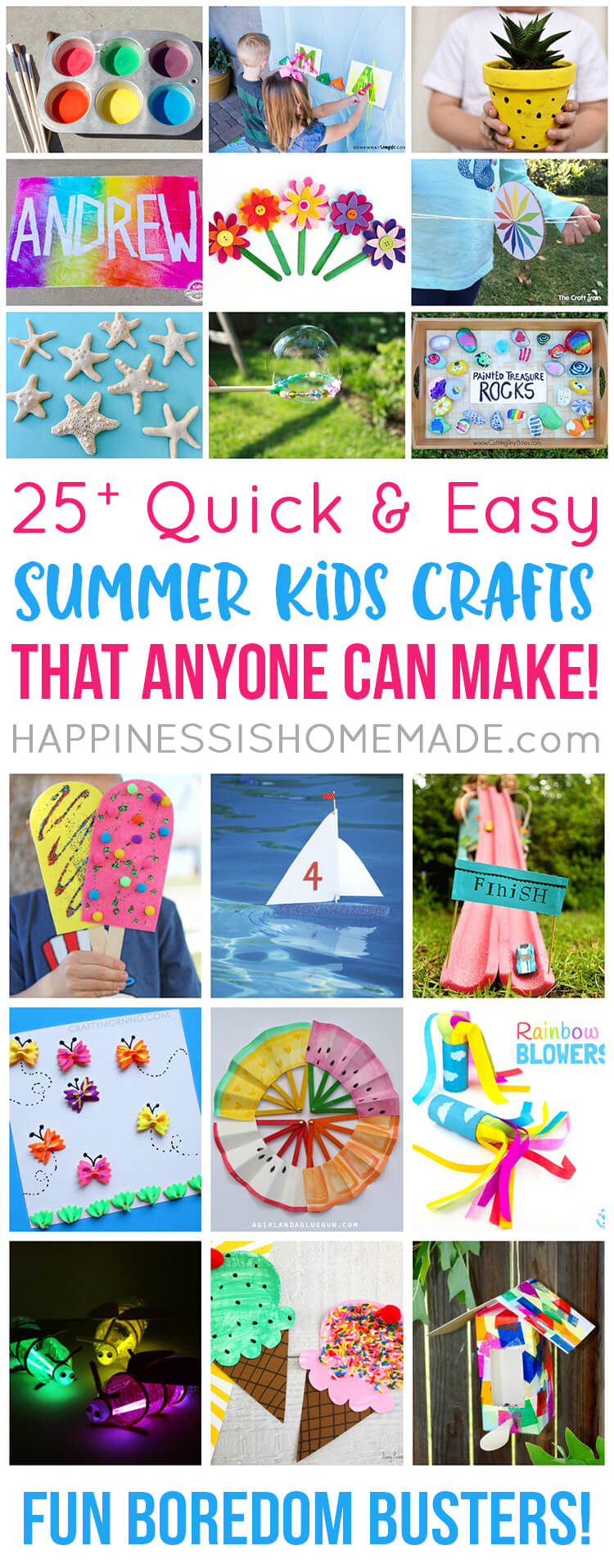 30+ Easy Summer Crafts for Toddlers