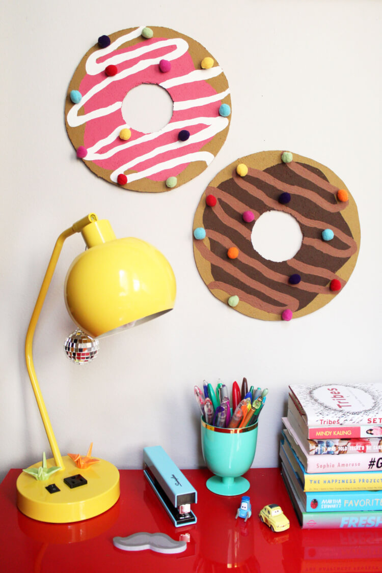 diy donut bulletin board