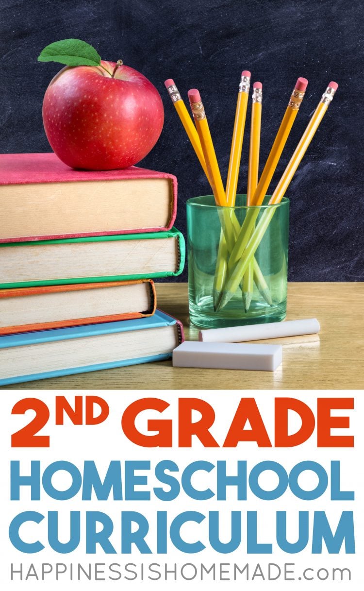 Looking for second-grade homeschool curriculum? Take a peek at the homeschool curriculum we'll be using this year in our 2nd-grade homeschool classroom!