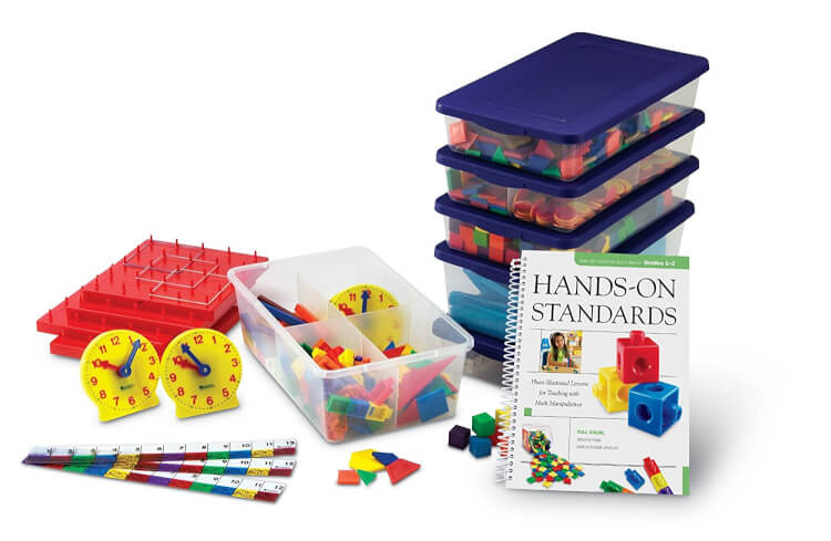 hands on standards book with blocks 