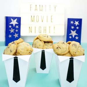 boss baby family movie night treat cups