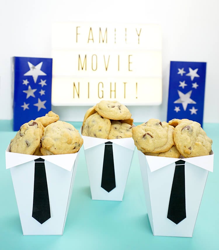 boss baby family movie night treat cups